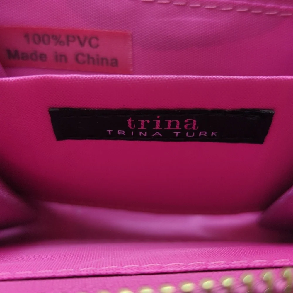 Trina Turk Green and Pink Floral Wallet - Picture 3 of 4